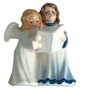 GOEBEL FIGURINE CAROLING ANGEL GIRLS 41137 10